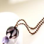 lilac and purple pendant wi..
