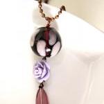 lilac and purple pendant wi..